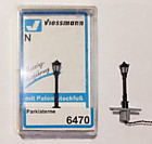 Набор из 2 парковых фонарей Viessmann N Park lamp, масштаб N (1\160) 33 мм высотой